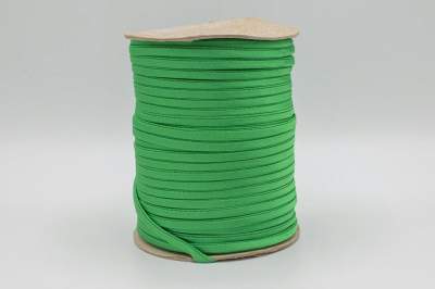 LAMÓWKA ATŁASOWA MAKARON 5 mm  ZIELONY