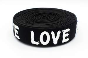 GUMA OZDOBNA 40 mm BLACK LOVE 180