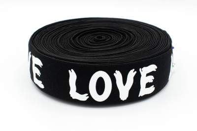 GUMA OZDOBNA 40 mm BLACK LOVE 180