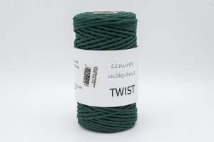 SZNUREK DO MAKRAMY TWIST 015 BUTELKOWA ZIELEŃ