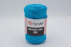 SZNUREK DO MAKRAMY YARNART 3 mm 763 SMERFOWY