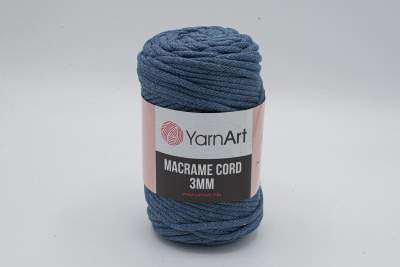 SZNUREK DO MAKRAMY YARNART 3 mm 761 JEANS
