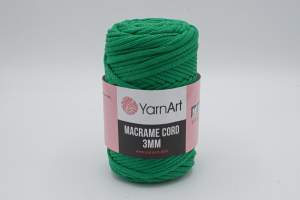 SZNUREK DO MAKRAMY YARNART 3 mm 759 ZIELONY