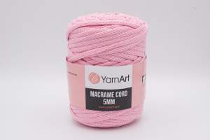 SZNUREK DO MAKRAMY YARNART 5 mm 762 RÓŻOWY