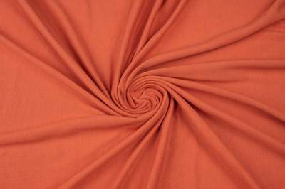 Dzianina Bambusowa kolor pomarańczowy