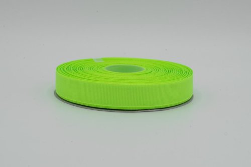 TAŚMA RYPSOWA 15 mm 1520  WIOSENNA ZIELEŃ