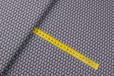 Bawełna popelina organiczna wzór liście kolor ziemisty