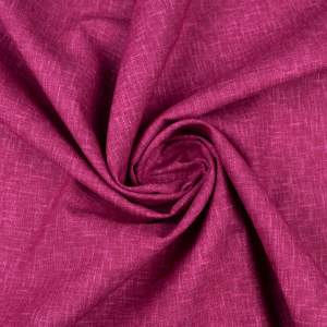 Tkanina Bawełniana GOTS wzór kolor amarant