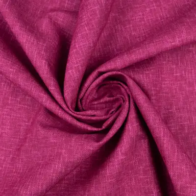 Tkanina Bawełniana GOTS wzór kolor amarant