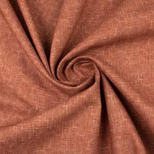 Tkanina Bawełniana GOTS wzór kolor czekoladowy