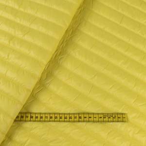 Tkanina pikowaną z ociepliną kolor żółty 