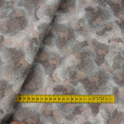 Tkanina płaszczowa wzór plamy w odcieniach szarości