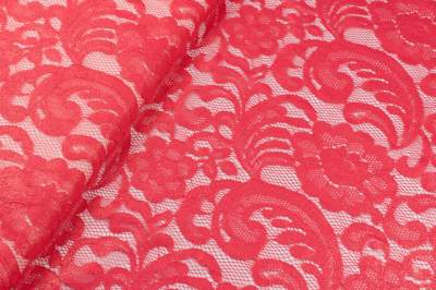 Koronka stabilna wzór kwiaty różowy