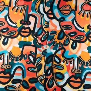 Tkanina wiskoza twill wzór Pablo Picasso