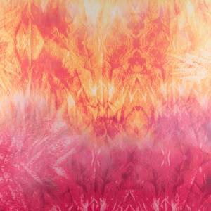 Tkanina Wiskoza Twill – wzór płomienie