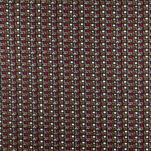 Tkanina wiskoza twill wzór geometryczny kolor beżowy