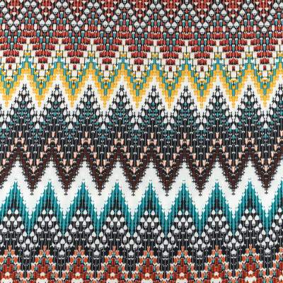 Tkanina Silki wzór geometryczny kolor  miodowy