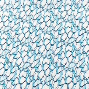 Tkanina Silki wzór kolor niebieski