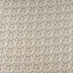 Szyfon w kwiaty tło ecru