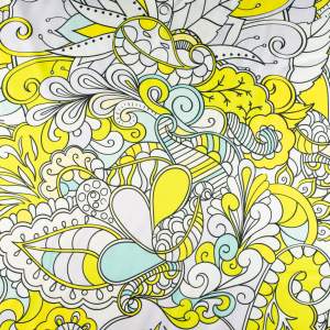 Tkanina Satyna lycra wzór pucci