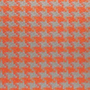 Tkanina pepitka kostiumowa kolor pomarańczowy