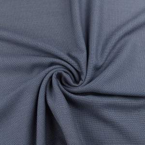 Tkanina kostiumowa wzór geometryczny granatowy