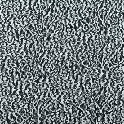 Dzianina swetrowa wzór melanż czarny i biały