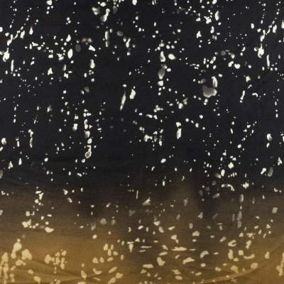 Dzianina swetrowa w groszki kolor brąz i carmel 150x95