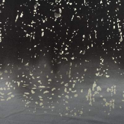 Dzianina swetrowa w groszki kolor szary i brąz 150x95