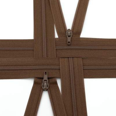 Zamek spiralny nierozdzielczy kolor 568 jasny brąz 45 cm
