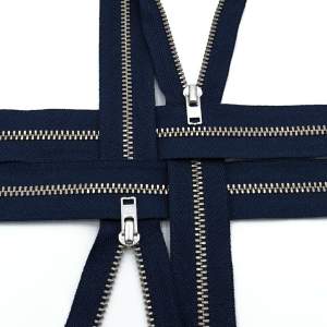 Zamek metalowy nierozdzielczy anty-nikiel kolor 058 atramentowy 10 cm