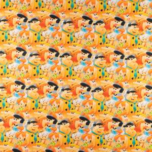 Dresówka pętelka wzór flintstonowie