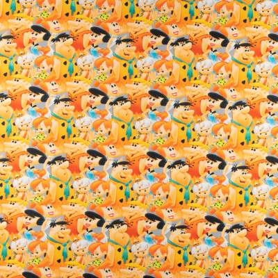 Dresówka pętelka wzór flintstonowie