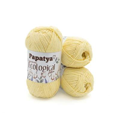 WŁÓCZKA PAPATYA ECOLOGICAL KOL 706 JASNY ŻÓŁTY