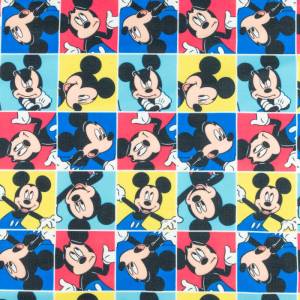 Dresówka pętelka wzór myszka kolorowa