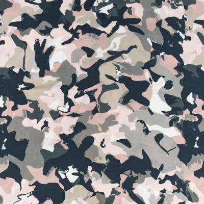 Szyfon jedwabny wzórłaciaty kolor beżowy