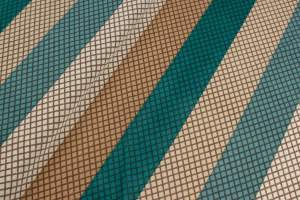 Dzianina jersey ity wzór geometryczny beżowy/zielony