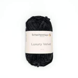 WŁÓCZKA LUXURY VELVET 99 CZARNY