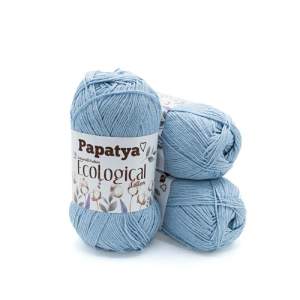WŁÓCZKA PAPATYA ECOLOGICAL KOL604 BŁĘKITNY