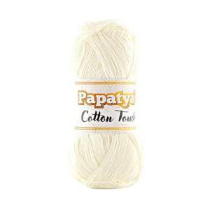 WŁÓCZKA PAPATYA COTTON TOUCH 0010 BIAŁY 50g