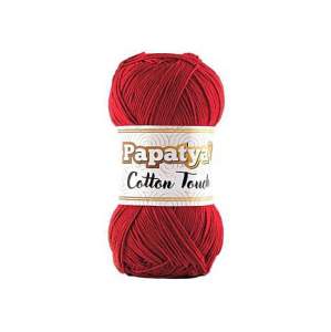 WŁÓCZKA PAPATYA COTTON TOUCH 1030 CZERWONY 50g
