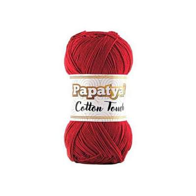 WŁÓCZKA PAPATYA COTTON TOUCH 1030 CZERWONY 50g