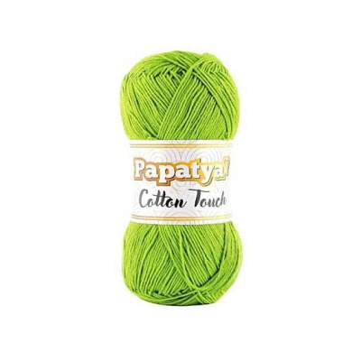 WŁÓCZKA PAPATYA COTTON TOUCH KOL.0750     ZIELONY 100g
