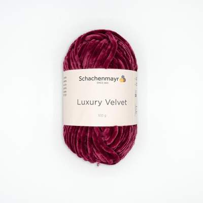 WŁÓCZKA LUXURY VELVET 30 ŚLIWKOWY