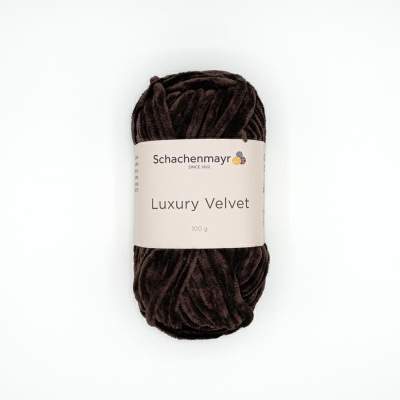 WŁÓCZKA LUXURY VELVET10 CIEMNY BRĄZ