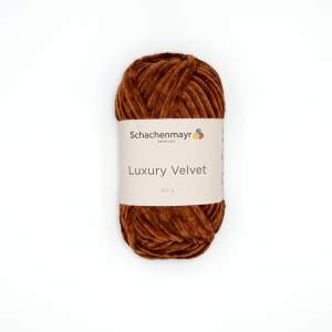 WŁÓCZKA LUXURY VELVET 15 BRĄZOWY
