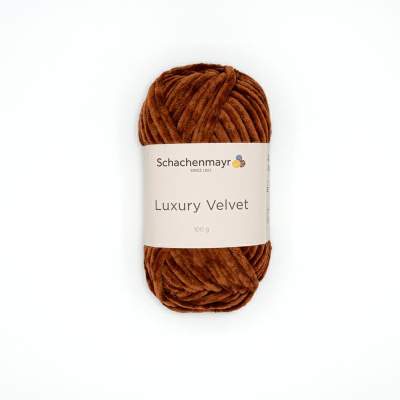 WŁÓCZKA LUXURY VELVET 15 BRĄZOWY
