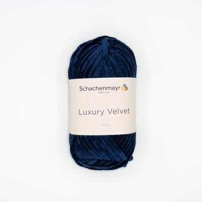 WŁÓCZKA LUXURY VELVET 50 ATRAMENTOWY