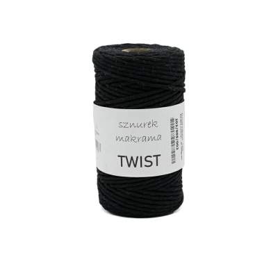 SZNUREK DO MAKRAMY TWIST BAWEŁNIANY KOL.  002