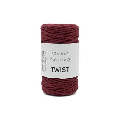 SZNUREK DO MAKRAMY TWIST BAWEŁNIANY KOL.  021